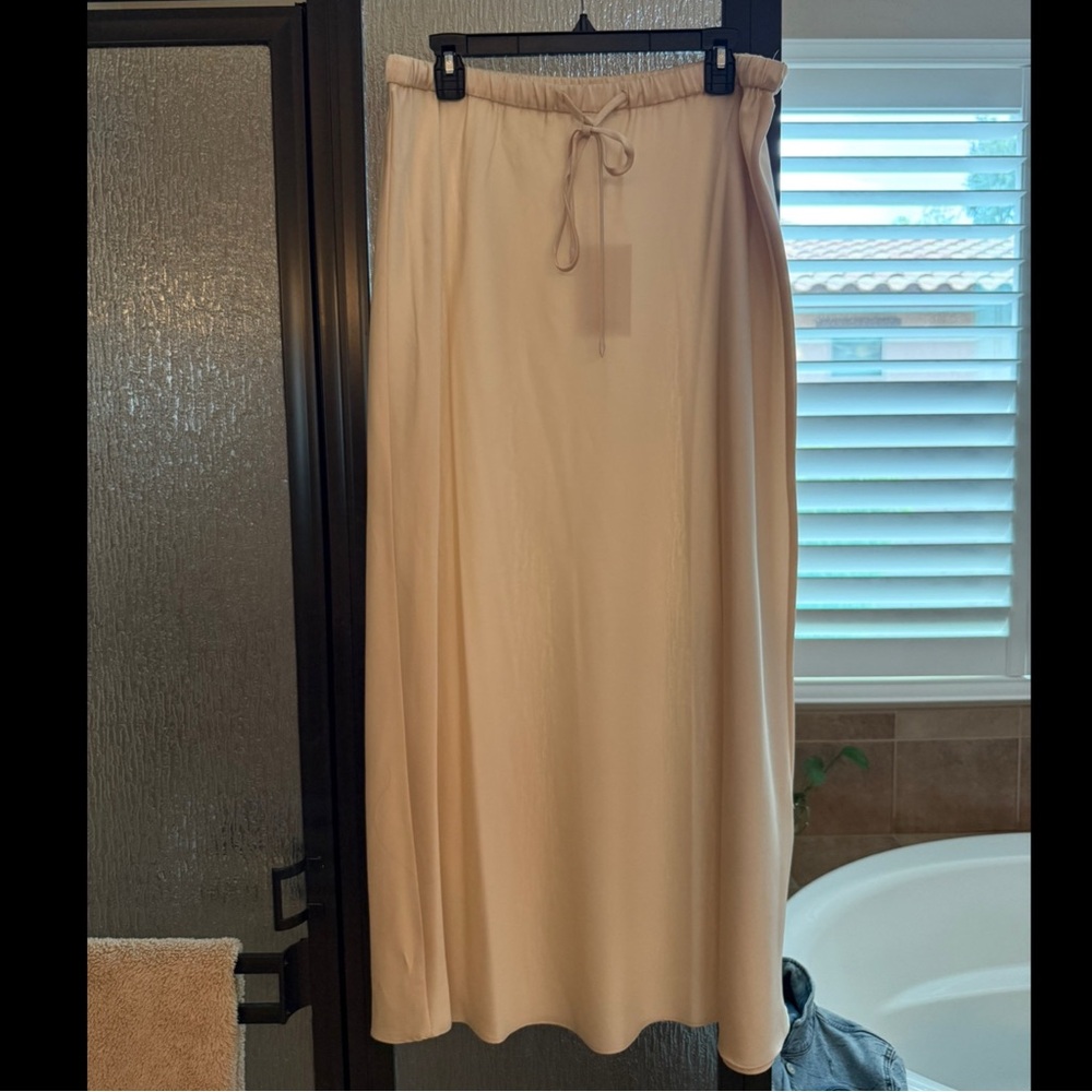 Satin slip skirt from Nordstrom